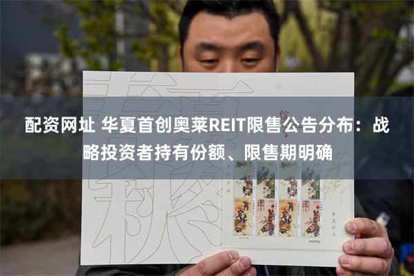 配资网址 华夏首创奥莱REIT限售公告分布：战略投资者持有份额、限售期明确